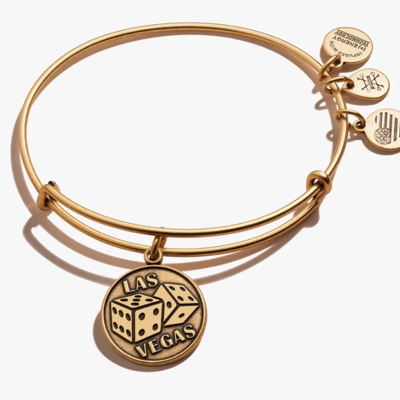 Alex and Ani Lucky in Vegas Charm Bangle - Picture 1 of 2